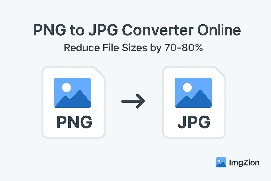 PNG to JPG Converter Online - Reduce File Sizes | ImgZion