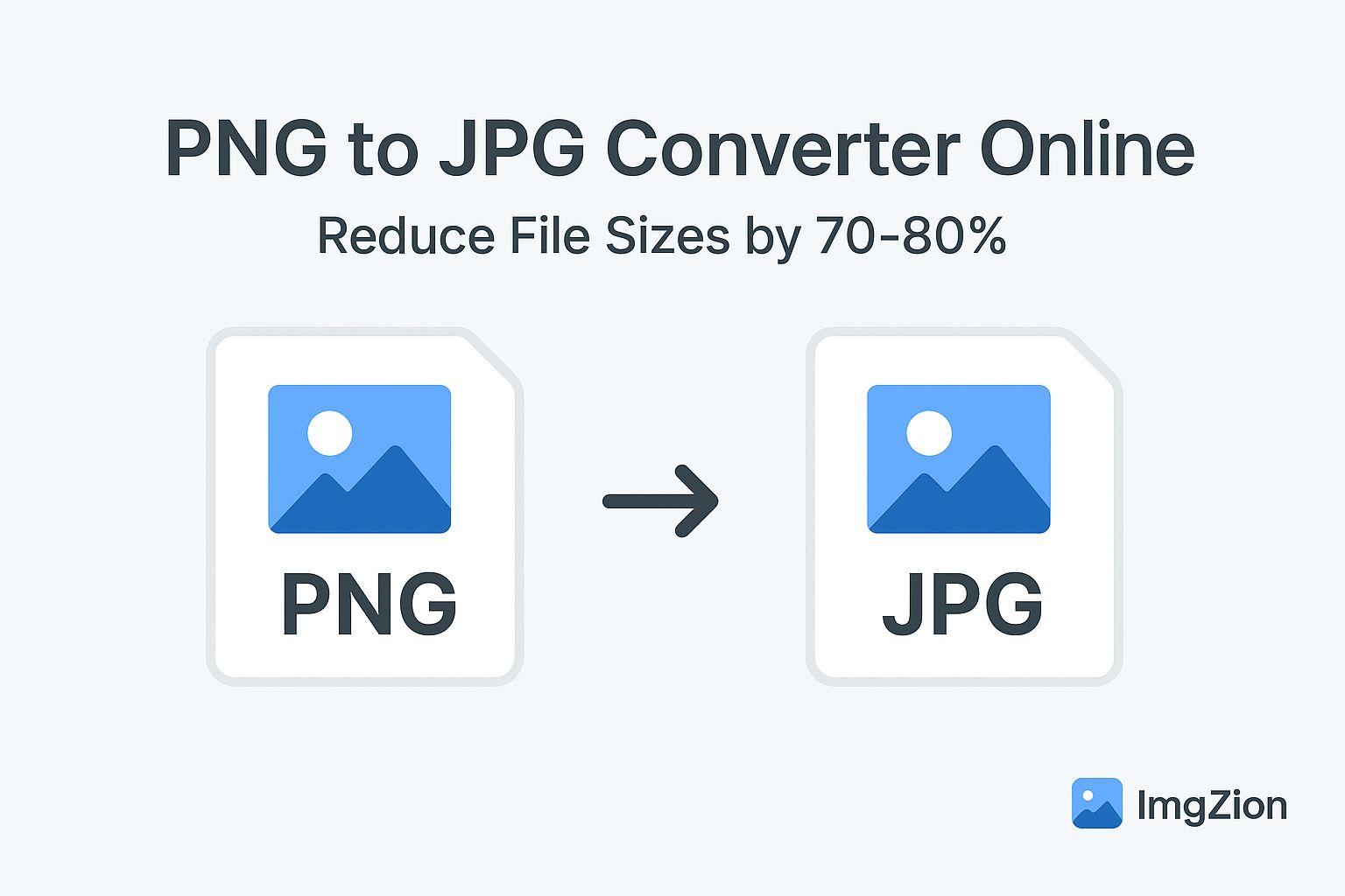 PNG to JPG Converter Online - Reduce File Sizes | ImgZion
